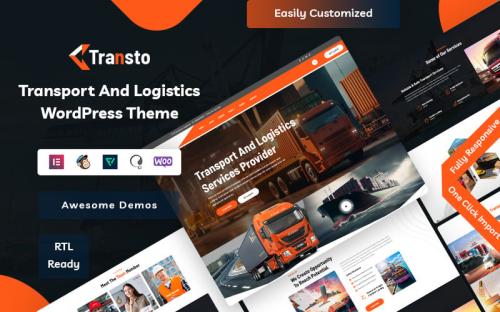 Transto - Transport And Logistics WordPress Theme theme free